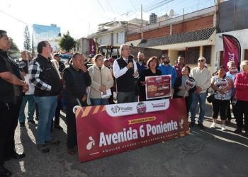 Rehabilitan avenida en San Jerónimo Caleras