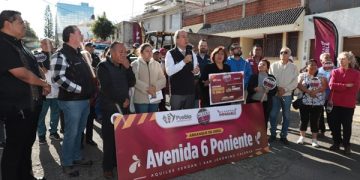 Rehabilitan avenida en San Jerónimo Caleras